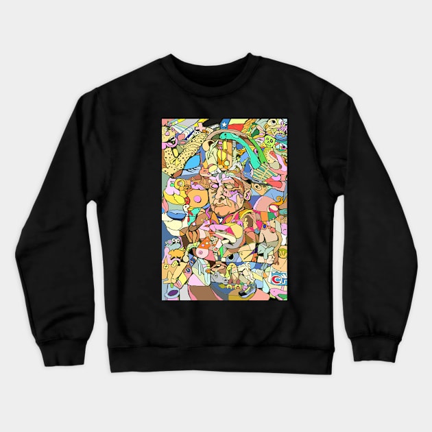 Invisible Bust of Napoleon Crewneck Sweatshirt by DaxNorman